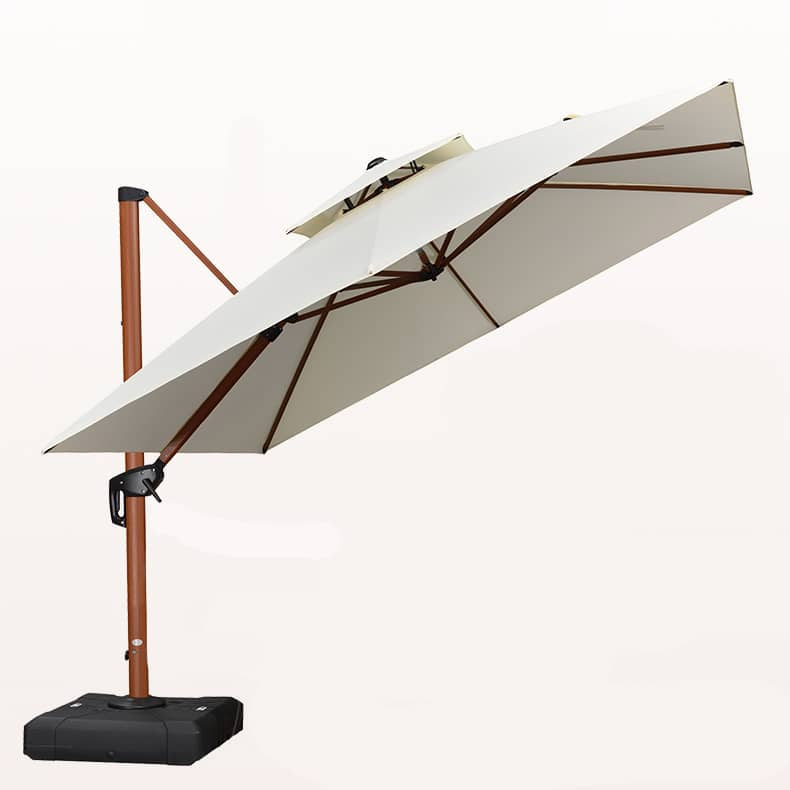 Stylish Aluminum Alloy Sunshade with Durable Woven Fabric for Ultimate UV Protection zy-55