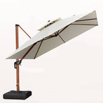 Stylish Aluminum Alloy Sunshade with Durable Woven Fabric for Ultimate UV Protection zy-55