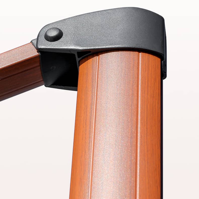 Stylish Aluminum Alloy Sunshade with Durable Woven Fabric for Ultimate UV Protection zy-55