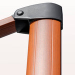 Stylish Aluminum Alloy Sunshade with Durable Woven Fabric for Ultimate UV Protection zy-55