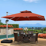 Elegant Aluminum Alloy Sunshade with Color-Woven Fabric for Ultimate Outdoor Enjoyment zy-56-2