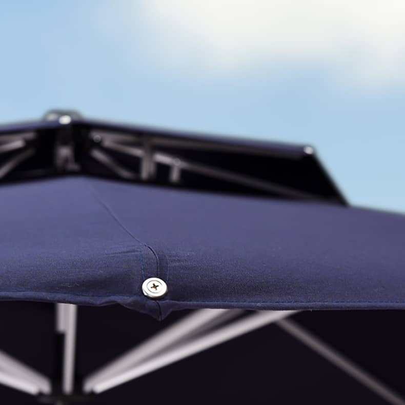 Elegant Aluminum Alloy Sunshade with Color-Woven Fabric for Ultimate Outdoor Enjoyment zy-56-2