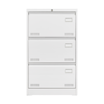 Filing Cabinet Lateral File Cabinet 3 Drawer, White Filing Cabinets with Lock, Locking Metal File Cabinets Three Drawer Office Cabinet for Legal/Letter/A4/F4 Home Offic W1247118745-djyc
