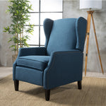 Elegant Wingback Recliner – Classic Comfort with Studded Detailing & Plush Padding 60760.00DBL-djyc