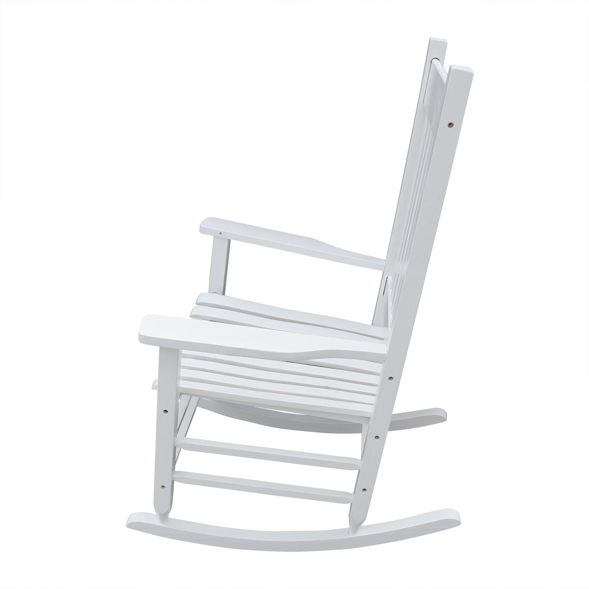 wooden porch rocker chairWHITE W49520603-djyc