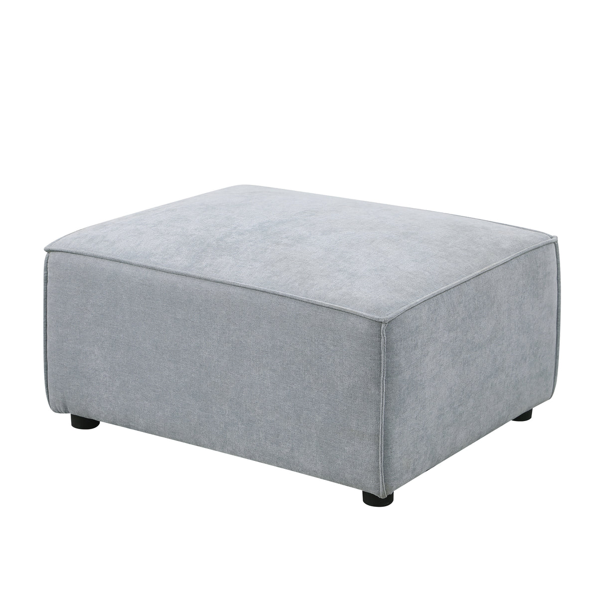 modular sofa Grayish bluechenille fabric,simple and grand, the seat and back is very soft. this is also a KNOCK DOWN sofa W1099P183970-djyc