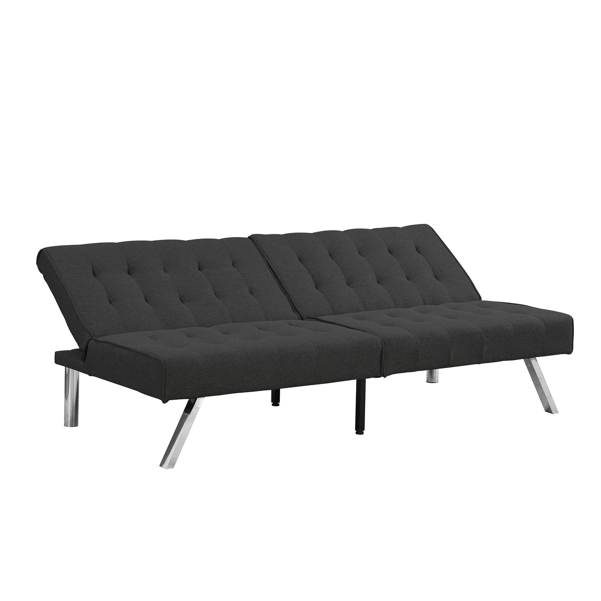 WOOD FRAME, STAINLESS LEG, FUTON, SOFA BED BLACK W21482229-djyc