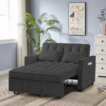 Versatile Elegance: Tufted Velvet Convertible Sofa Bed with Adjustable Comfort(7cm legs) W588P261319-djyc
