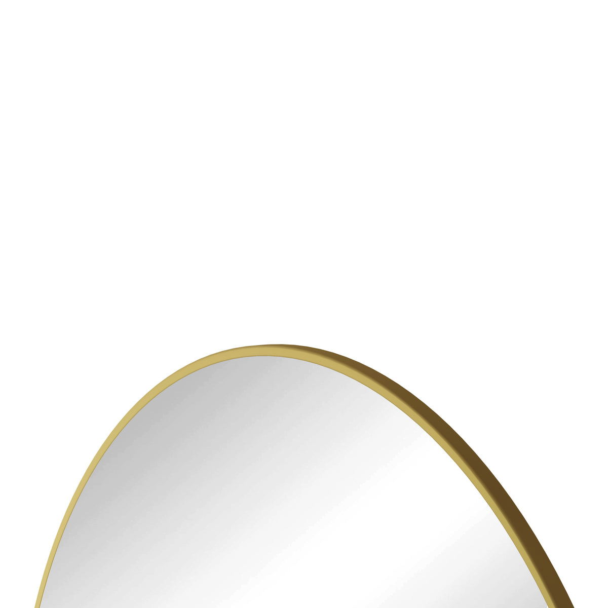 Wall Mirror 42 Inch Gold Circular Mirror Metal Framed Mirror Round Vanity Mirror Dressing Mirror, for Bathroom, Living Room, Bedroom Wall Decor W143570514-djyc