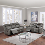 Contemporary Style 2pc Living Room Set 1x Sofa 1x Loveseat Cushion Back Horizontal And Vertical Tufting Slate Blue Primary Living Room Furniture-B011S02414 - 正方形修复