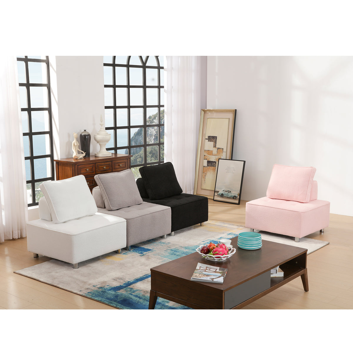 Living Room Ottoman Lazy Chair W2251P145956-djyc