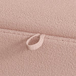 50-Inch Multi-Functional Long Rectangular Bed End Storage Sofa Stool in Dreamy Teddy Fleece W1278122702-djyc