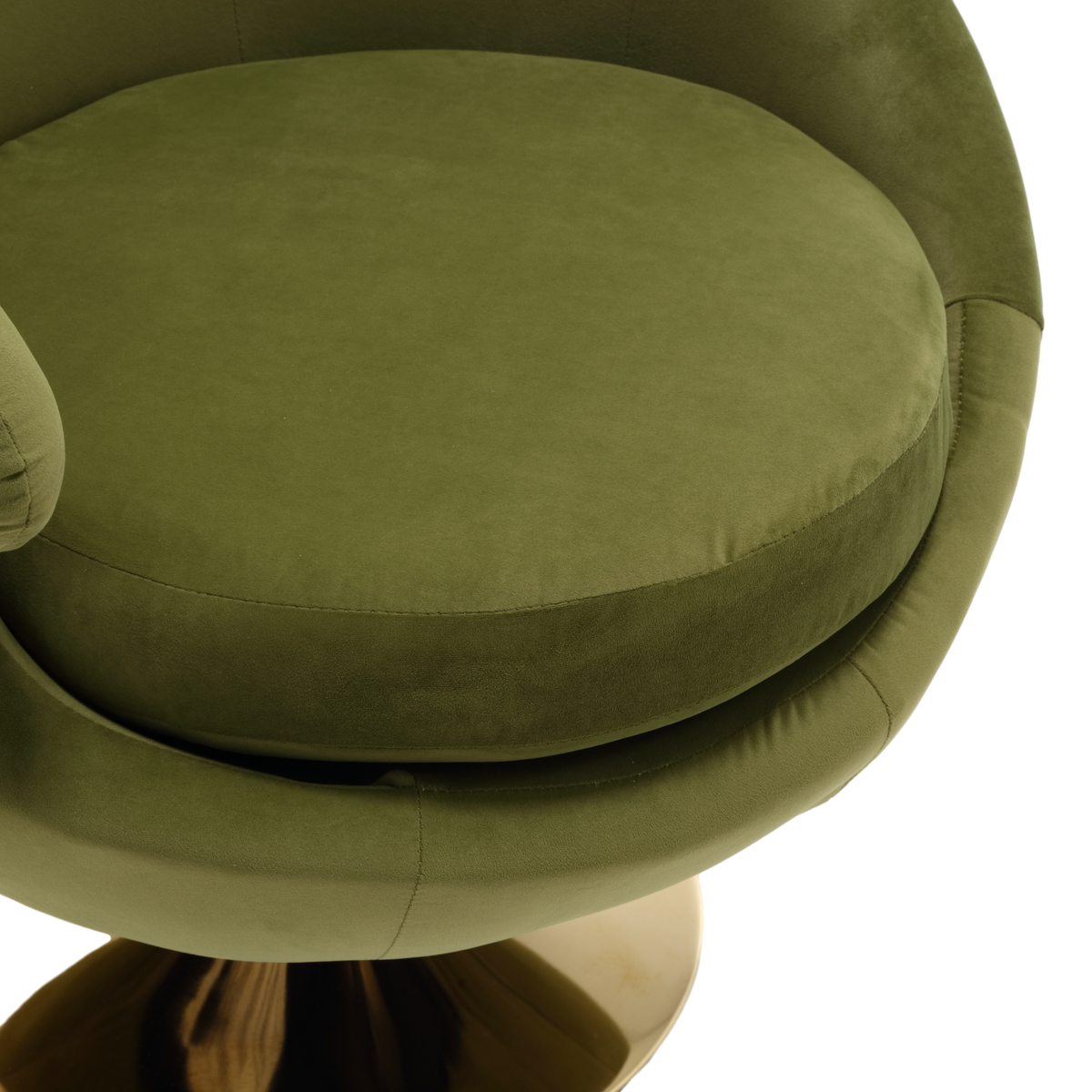 360 Degree Swivel Cuddle Barrel AccentChairs, Round Armchairs with Wide Upholstered, FluffyFabric Chair for Living Room, Bedroom, Office, Waiting Rooms W1539P147083-djyc