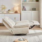 [VIDEO]360 Degree Corduroy Swivel Upholstered Manual Recliner Chair,Theater Recliner Sofa,Nursery Glider Rocker for Living Room W834S00278-djyc