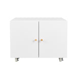 Office furniture Copier Cabinet white 2 door steel copier stand mobile pedestal file Printer Stand W124757932-djyc