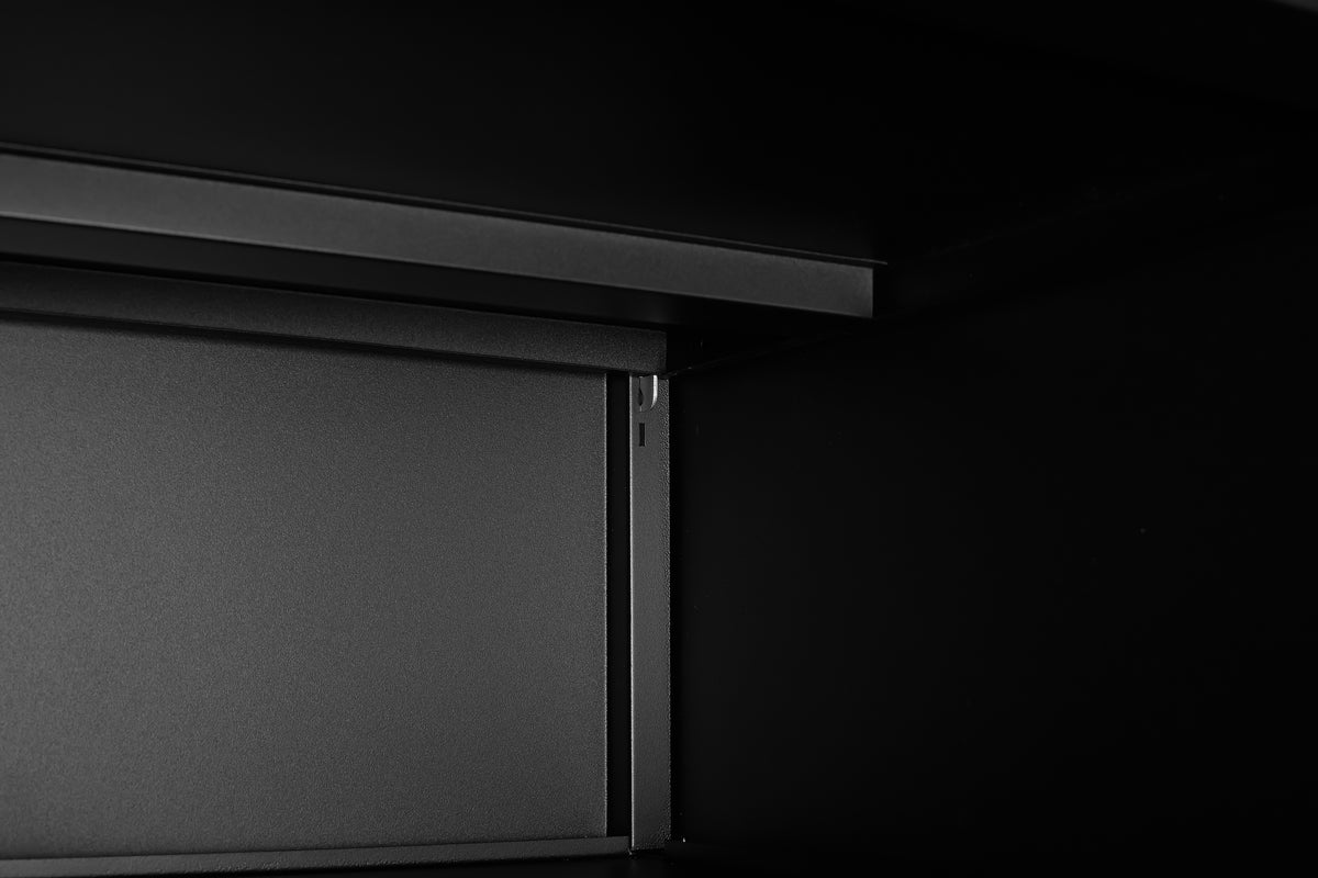 Office furniture Copier Cabinet BLACK 2 door steel copier stand mobile pedestal file Printer Stand W1247131618-djyc