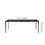Durable Sintered Stone Aluminum Alloy Table - Modern Design for Home & Office fjx-2700