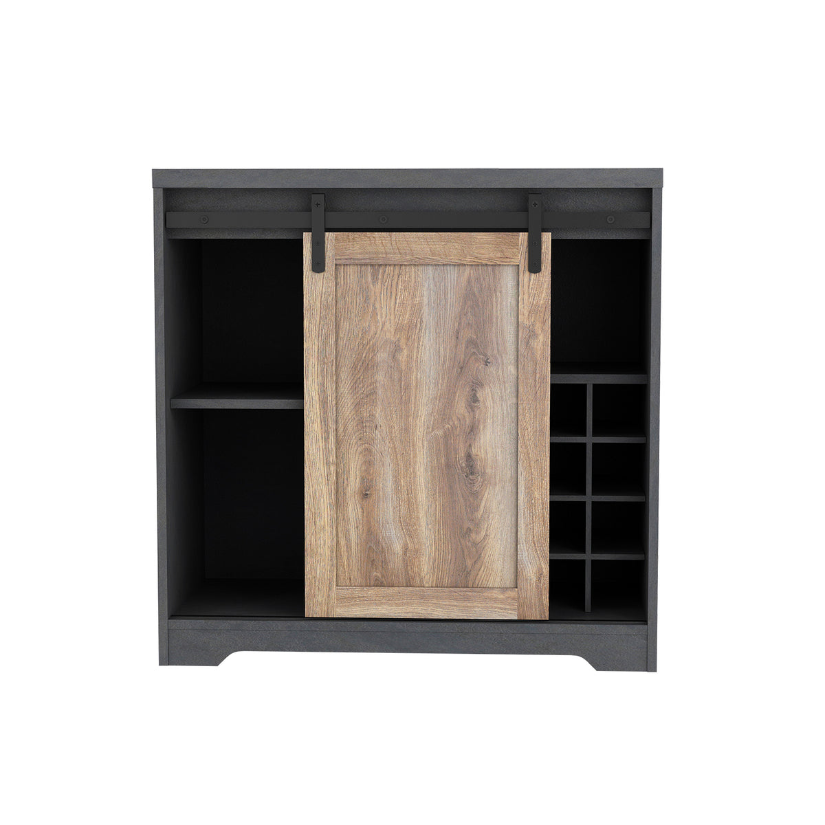 31 Inch Farmhouse Barn Door Bar Cabinet For Living Room, Dining Room W88163709-djyc