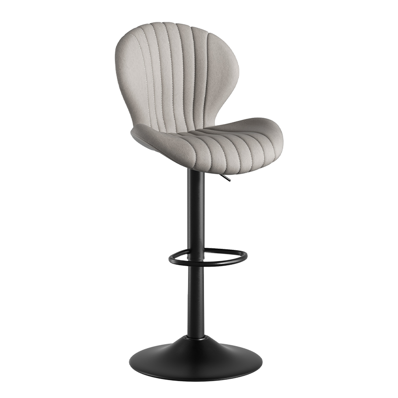 Modern Minimalist 360° Rotating Bar Stool: Resilient Foam & Ergonomic Design FU01023-wz