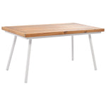 K&K 4-Piece Boho Rope Patio Furniture Set, Outdoor Furniture with Acacia Wood Table, Patio Conversation Set with Deep Seating & Thick Cushion for Backyard Porch Balcony, Beige SK000004AAZ-djyc