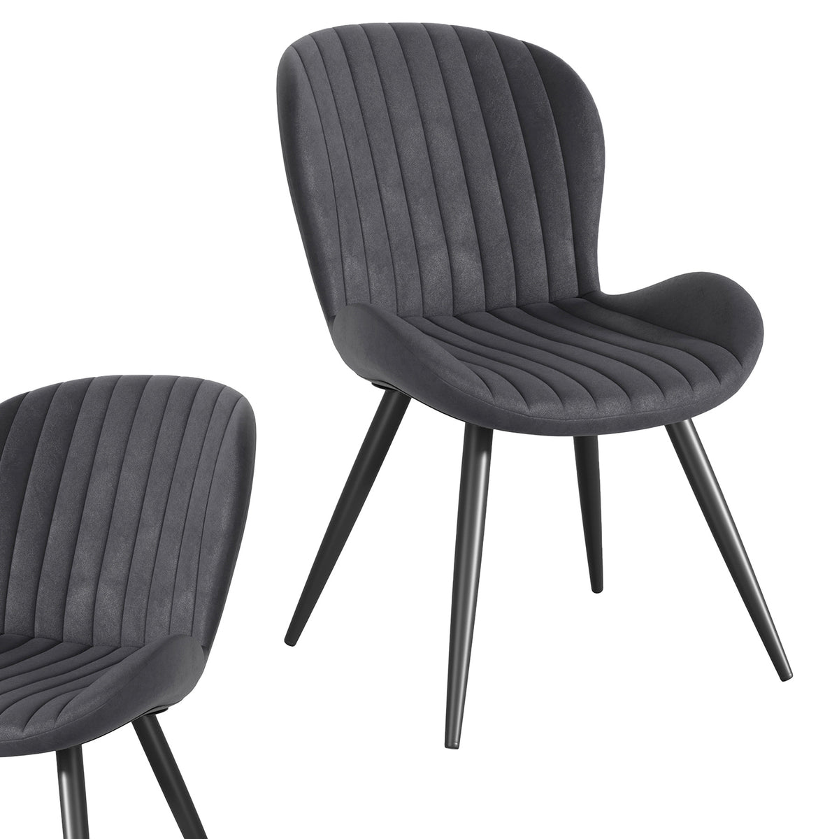 Modern Minimalist Velvet Dining Chair: Ergonomic Design & Comfortable High-Elastic Cushion FU01051-wz