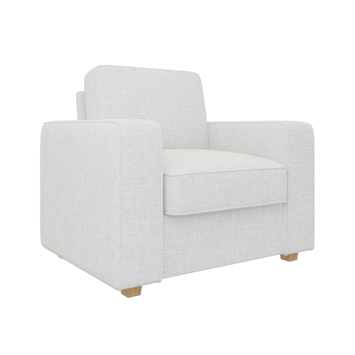 Modern Minimalist Single Sofa: High-Density Sponge & Wide Armrest Design FU01048-wz