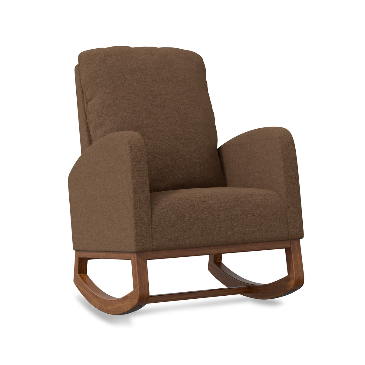 Lounge Fabric Accent Rocking Chair：Durable Wooden Legs&Towel Fabric FU01069-wz