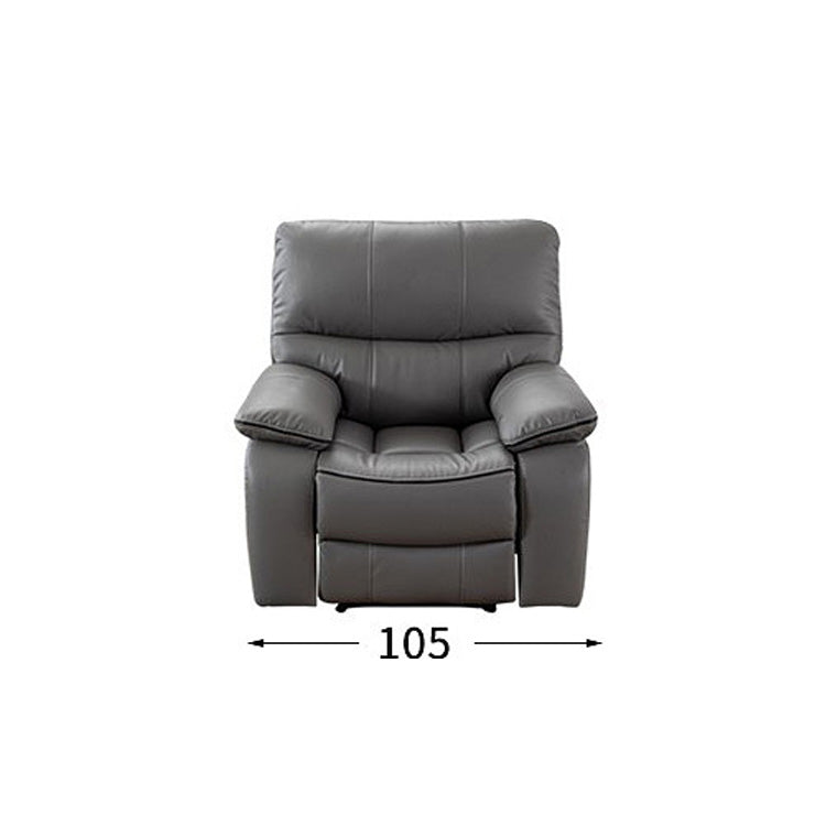 Modern Sofa with Gray Techno Fabric, Metal Frame, and Silicon Fill for Ultimate Comfort fykl-436