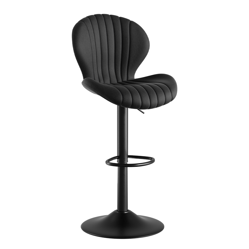 Modern Minimalist 360° Rotating Bar Stool: Resilient Foam & Ergonomic Design FU01023-wz