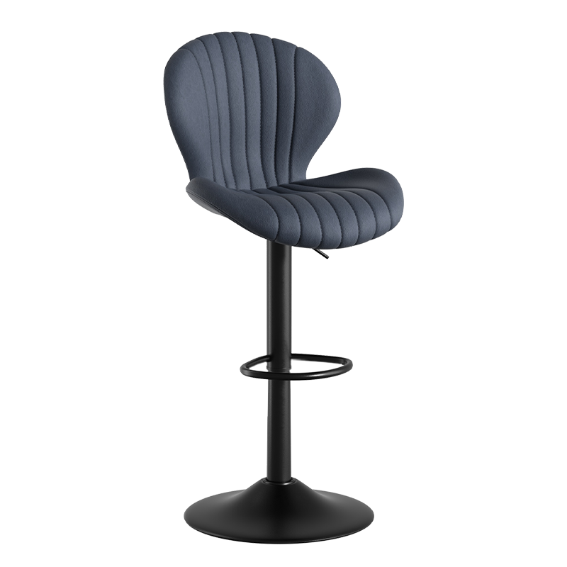 Modern Minimalist 360° Rotating Bar Stool: Resilient Foam & Ergonomic Design FU01023-wz