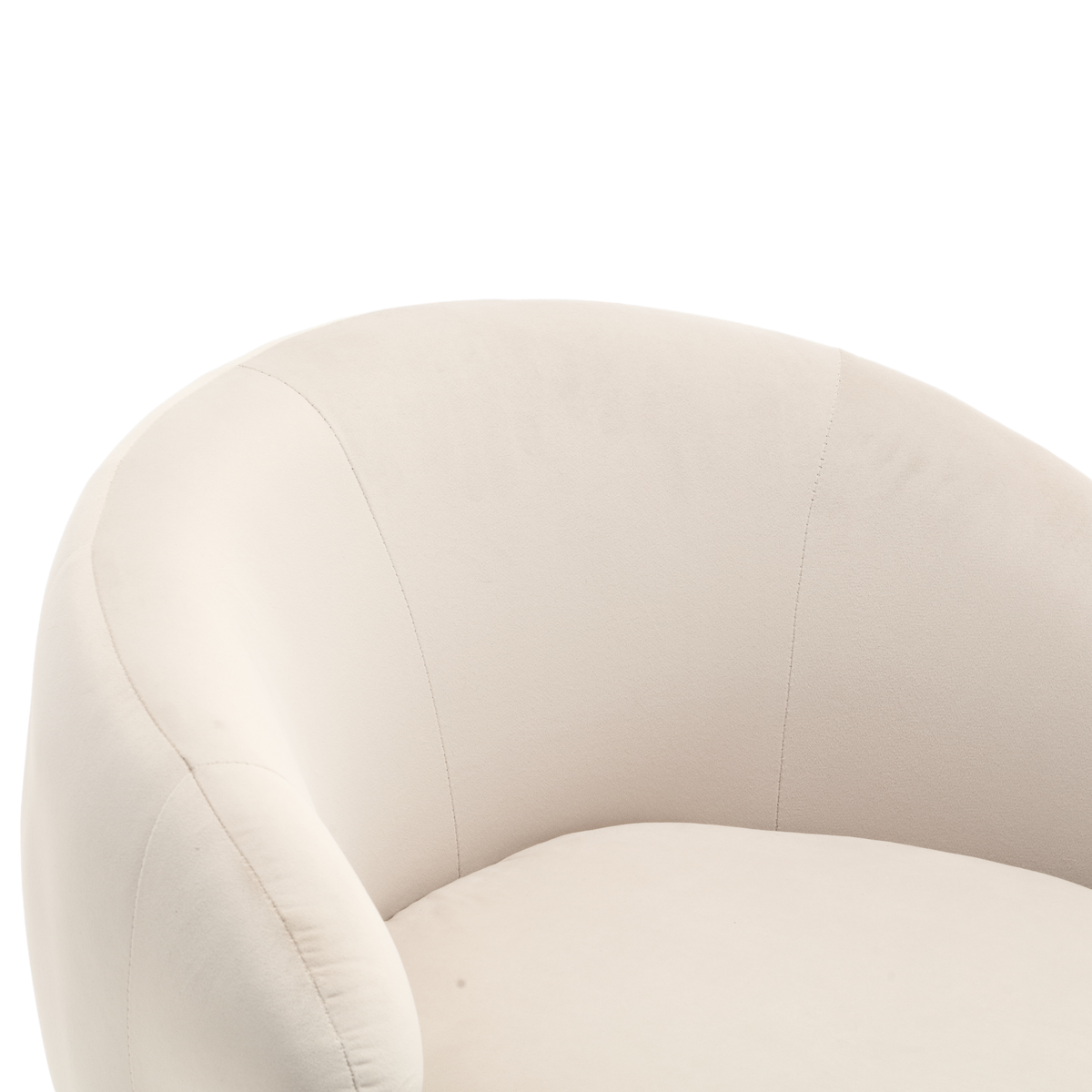 360 Degree Swivel Cuddle Barrel AccentChairs, Round Armchairs with Wide Upholstered, FluffyFabric Chair for Living Room, Bedroom, Office, Waiting Rooms W1539P147080-djyc