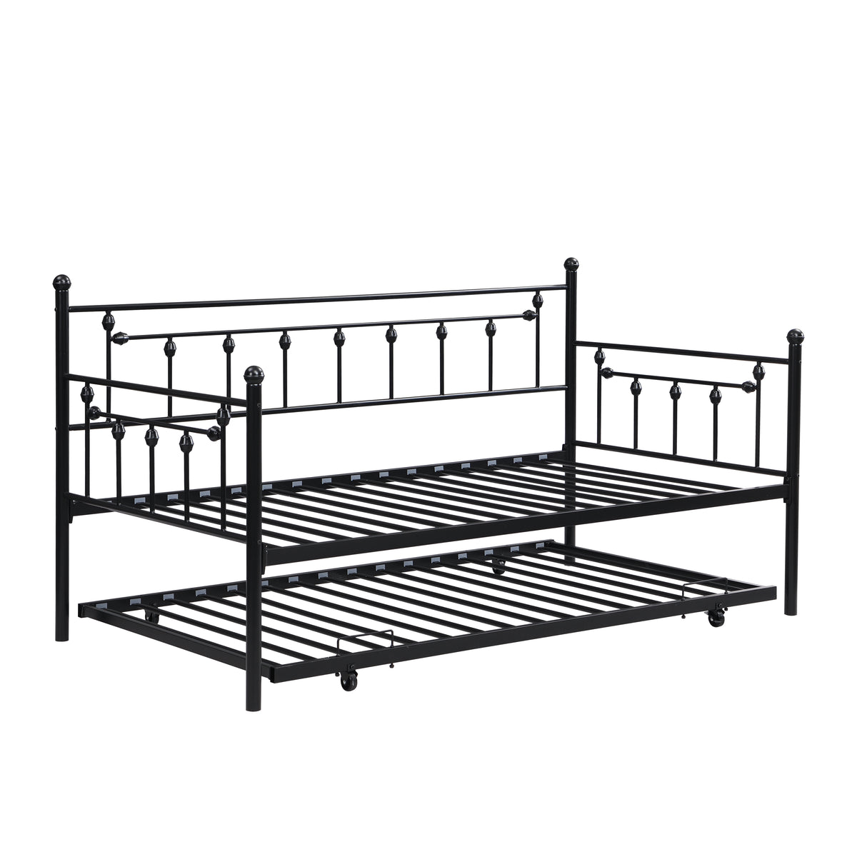 Daybed with trundleBLACK W311128174-djyc