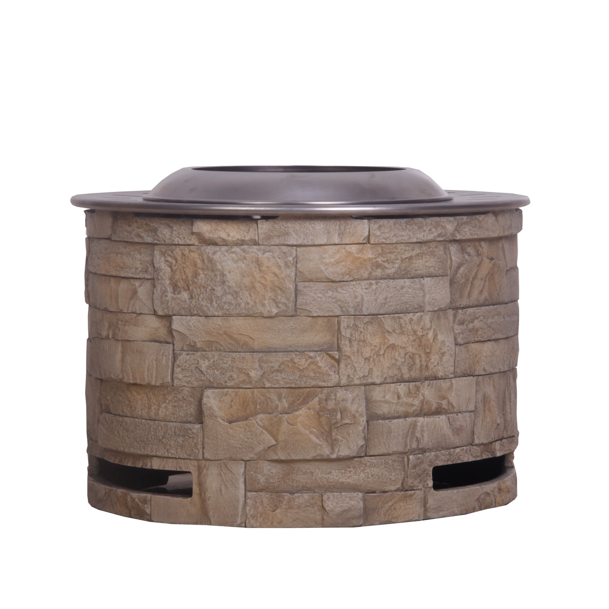 Stackstone Look Smokeless Firepit With Wood Pellet/Twig/Wood As The Fuel W2029120104-djyc