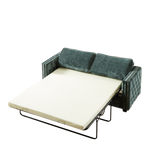 Convertible Sleeper Sofa with Memory Foam Mattress, 3-Seater Full Size Bed Couch for Living Rooms, Designed with Chenille Fabric W834S00281-djyc