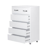 Six drawer side table-white W28203339-djyc