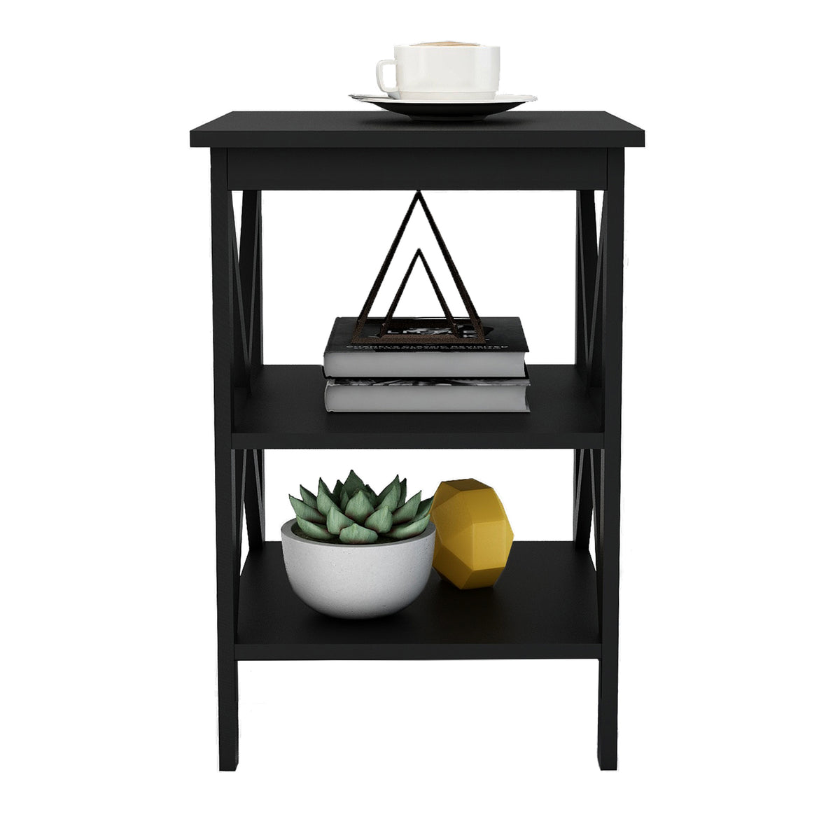 Oxford small side table black-MDF material legs W28215274-djyc