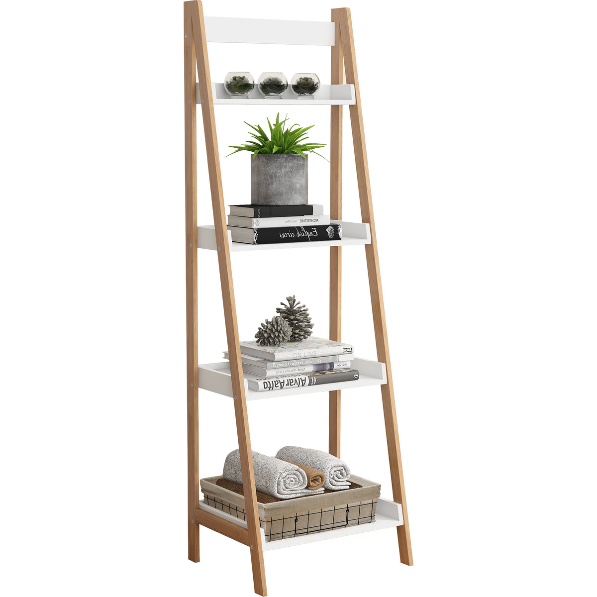 4 tires bookshelf W28230782-djyc