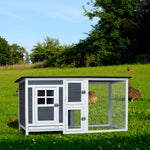 Outdoor Indoor Poultry Cage Small Animal House outdoor chicken hutch coop with running cage W21949176-djyc
