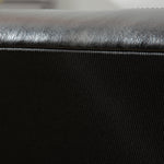 Storage Ottoman with Wooden Legs, Faux Leather Ottoman with Storage for Living Room, Bedroom & Hallway, Ottoman Foot Rest, 38.4' Black Ottoman W68053161-djyc