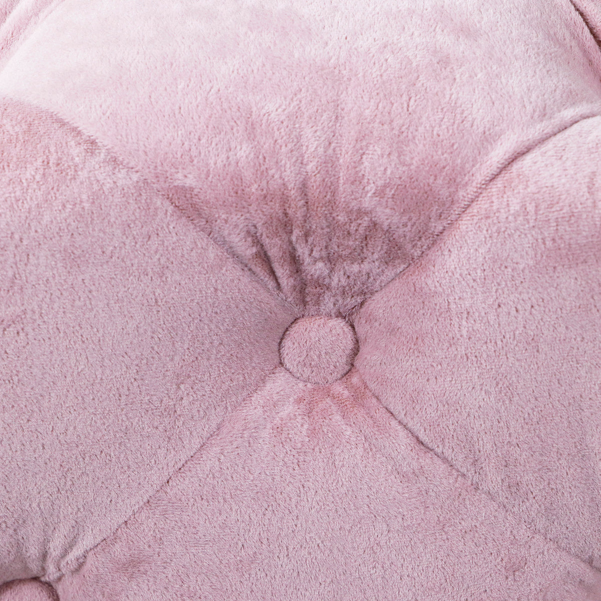 Pink Modern Velvet Upholstered Ottoman, Exquisite Small End Table, Soft Foot Stool,Dressing Makeup Chair, Comfortable Seat for Living Room, Bedroom, Entrance W1170103513-djyc