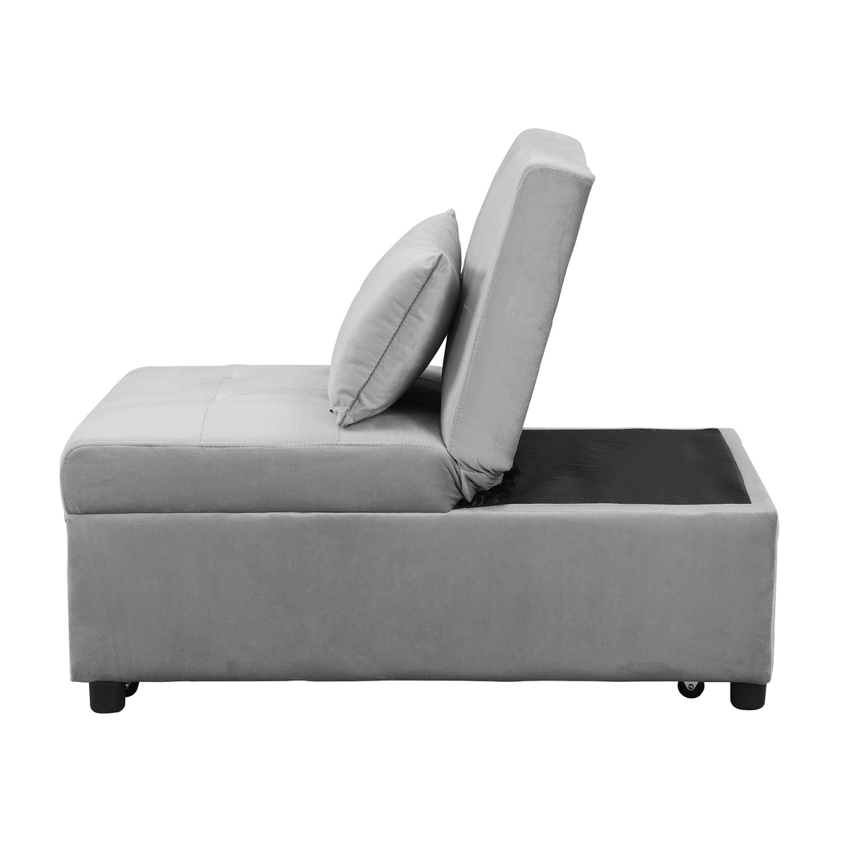 Folding Ottoman Sofa BedGray W214104023-djyc