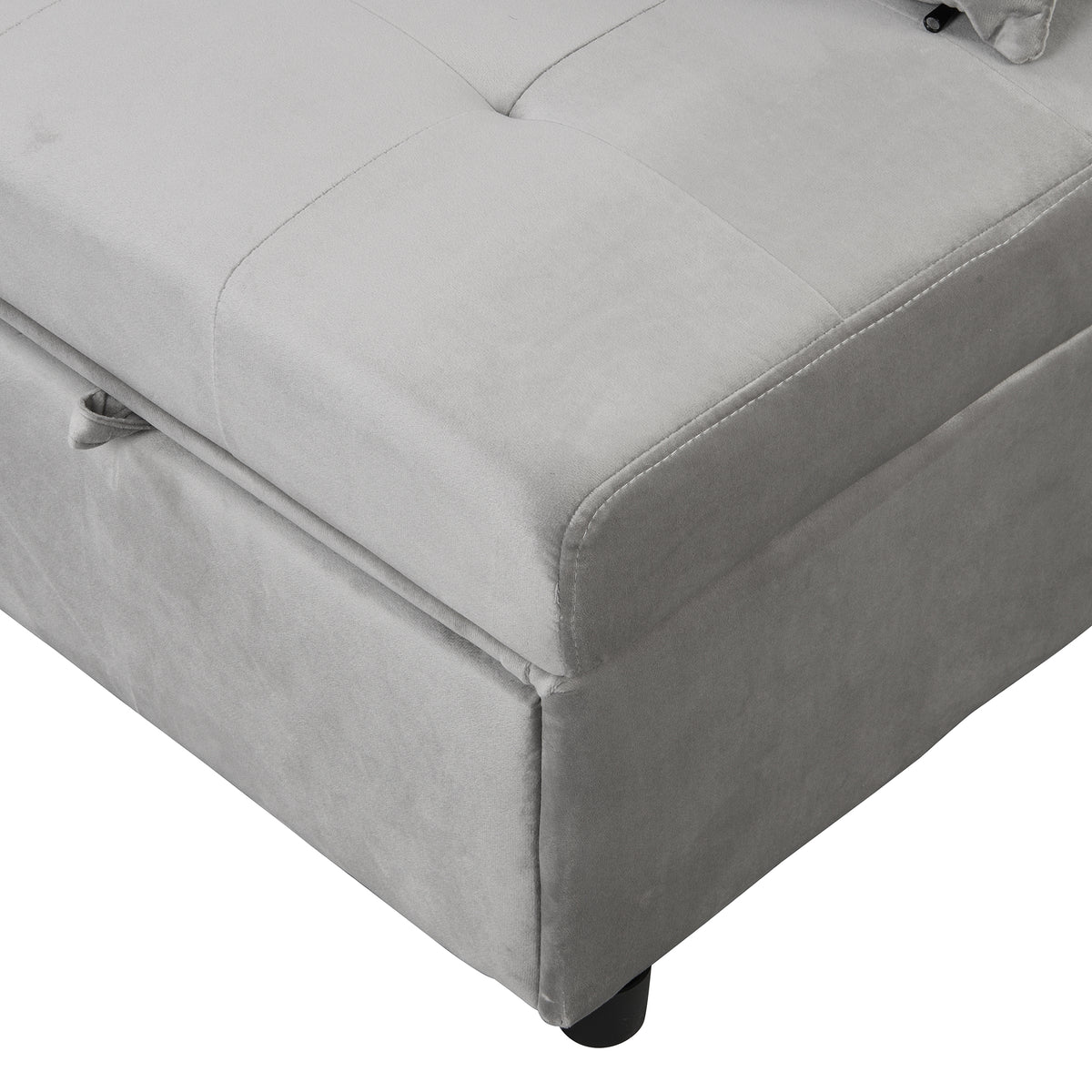 Folding Ottoman Sofa BedGray W214104023-djyc