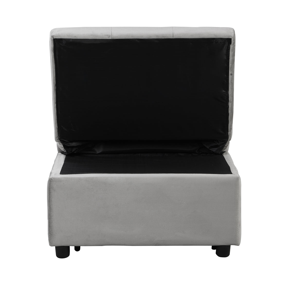 Folding Ottoman Sofa BedGray W214104023-djyc