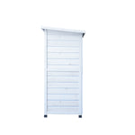 Rabbit Hutch Outdoor, 2-Story Rabbit Cage Indoor with Run, Bunny Cage with 2 Removable No-Leak Trays, Pet Cages with Non-Slip Ramp, Waterproof Roof, Fence, for Small Animals W219106474-djyc