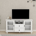 Ultra white changhong glass TV cabinet W282S00081-djyc