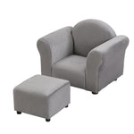 KidsChair, Kids Upholstered Couch with ottoman W214103910-djyc