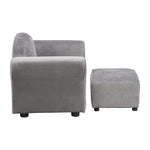 KidsChair, Kids Upholstered Couch with ottoman W214103910-djyc