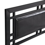 Twin Size metal bed Sturdy System Metal Bed Frame ,Modern style and comfort to any bedroom ,black W311109646-djyc