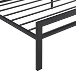 Twin Size metal bed Sturdy System Metal Bed Frame ,Modern style and comfort to any bedroom ,black W311109646-djyc