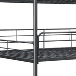 Furniture Triple Bunk Bed, FULL/FULL/FULL, black W311S00038-djyc